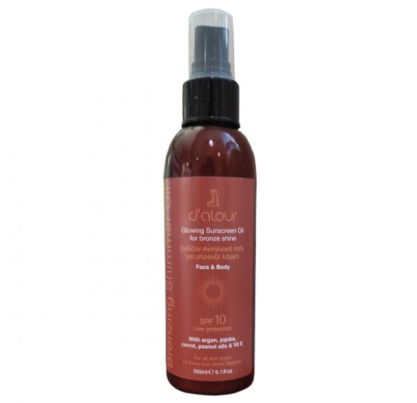 Bronzing Shimmer Oil SPF10 (Low protection)